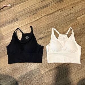 Pro fit Black and White Sports Bras small xs